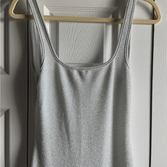 Silver Dress Simple yet dressy, never worn, Medium - Picture 2 of 7